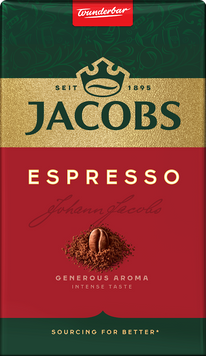 Кофе молотый Jacobs Espresso 230г 30791 фото