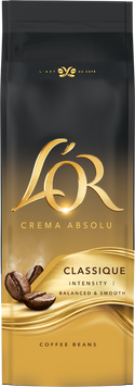 Кофе в зернах L'OR Crema Absolute Classic 500г 30906 фото