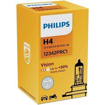 Автолампа Philips PR 12342 H4 12V 60/55W P43T-38 (8711500490995) PS 12342 PR C1 фото