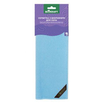 Салфетка из микрофибры для стекла EcoKraft 290 г/м&sup2; (6900181020221) AST13 фото