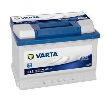 Автомобільний акумулятор Varta Blue Dynamic 74Ah +/- 680EN E12 AA-2160 фото