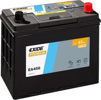 Автомобильный аккумулятор EXIDE Premium 6СТ-45Ah АзЭ ASIA 390A EN EA456 (3661024034128) AA-4887 фото