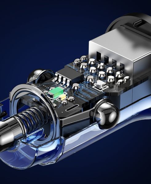 Автомобильное зарядное устройство для Usams 15W разъемы USB и USB Черный (6958444901244) CC162CC01  фото