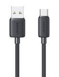 Кабель Usams US-SJ688 USB-A для Type-C 3A KY Series 1м Black (6958444909202) SJ688USB01 фото
