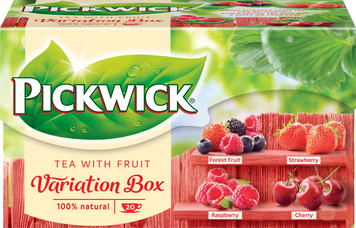 Чай чорний аромат асорті з шматоч фруктів та ягід (ЛісЯгодВиш) Pickwick BwA 30г(20х1.5г)х12 НП 31355 фото