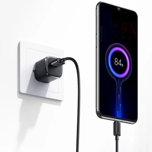 Кабель Usams US-SJ690 USB-A to Micro-USB 18W 2A, 1м White (6958444909295) SJ690USB02 фото