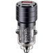 Автомобільний зарядний пристрій USAMS US-CC176 C36 95W Mini Car Charger з алюмінієвого сплаву (6958444904511) CC176CC01 фото 1