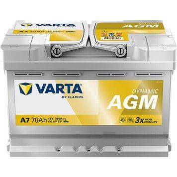 Автомобільний акумулятор Varta Silver Dynamic AGM 70Ah Ев -/+ 760EN А7 AA-24889 фото