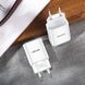 Сетевое зарядное устройство для Usams US-CC090 T24 2.1A Dual USB Travel Charger белый (6958444982588) CC90TC01 фото 3