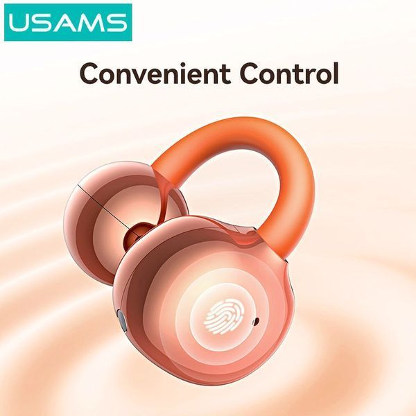 Беспроводные наушники Наушники Usams Echo R03 Bluetooth 6.0 Orange (6958444997490) BHR0302 фото
