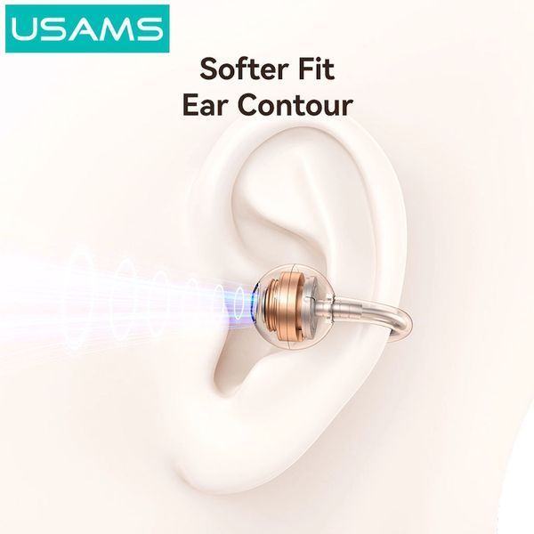 Беспроводные наушники Наушники Usams Echo R03 Bluetooth 6.0 Orange (6958444997490) BHR0302 фото