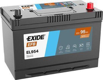 Автомобильный аккумулятор EXIDE Start-Stop EFB 6СТ-95Ah ASIA 800A EN EL954 (3661024036733) AA-76062 фото