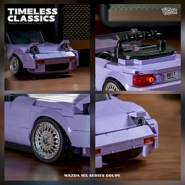 Конструктор родстер EXPERT TRADE Timeless Classics 1:32, 370 деталей, коллекционная модель с контейнером-витриной PB8817 фото