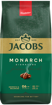 Кофе в зернах Jacobs Monarch 1000г 30951 фото